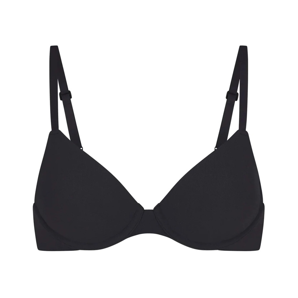 skims black fits everybody t-shirt bra